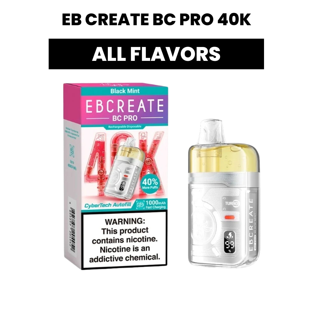 Shop EBCREATE BC PRO 40K DISPOSABLE VAPE for cheap online