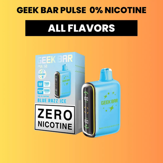 Geek Bar Pulse Zero Nicotine Disposable Vape 15K