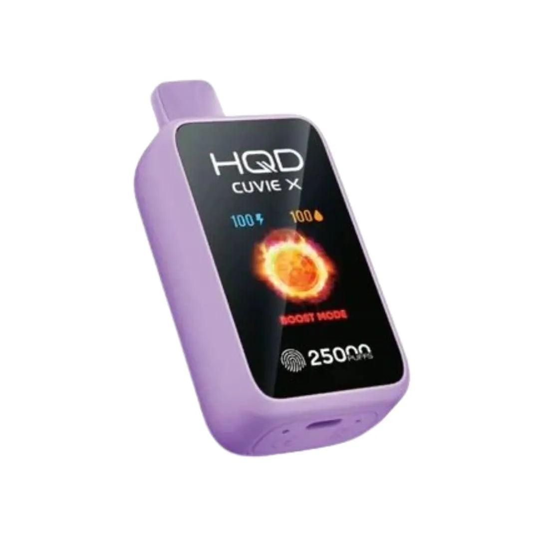 HQD Cuvie X Blue Raspberry Grape 25,000 Puffs