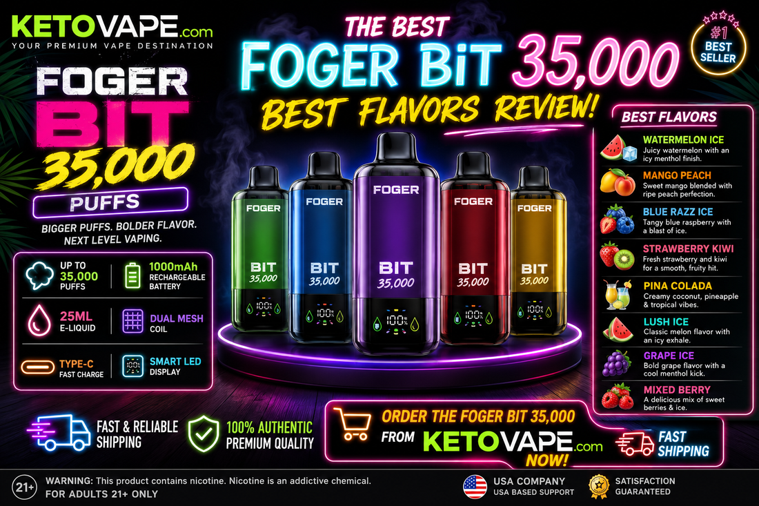 Which Foger Bit 35K Flavor Tastes Best? Best Foger Bit 35,000 Flavors Review 