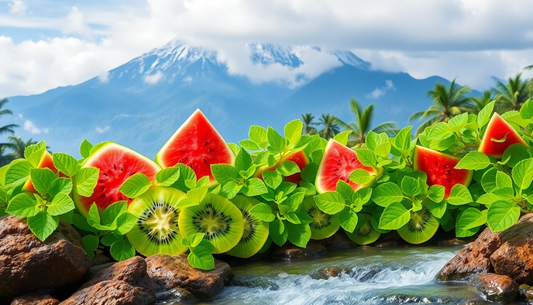 Discover the Refreshing Kiwi Watermelon Delight of the HQD Cuvie Everest X 25,000 Puffs Disposable Vape