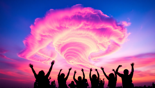 Unlock the Power of 7K Puffs with the Rainbow Cloudz FUNKY REPUBLIC TI7000 Disposable Vape