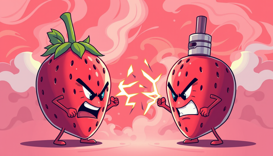 Disposable E-Cig Clash: HQD Cuvie Plus vs. Fume Extra Strawberry