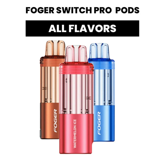 Foger Switch PRO 30K Disposable Pods – Prefilled 19mL | Dual Mesh | OLED Display