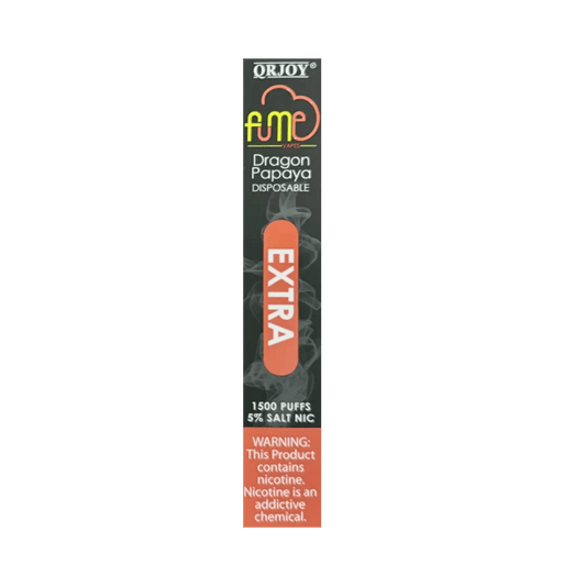 DRAGON PAPAYA Fume Extra Vape  Disposable Vape 1500