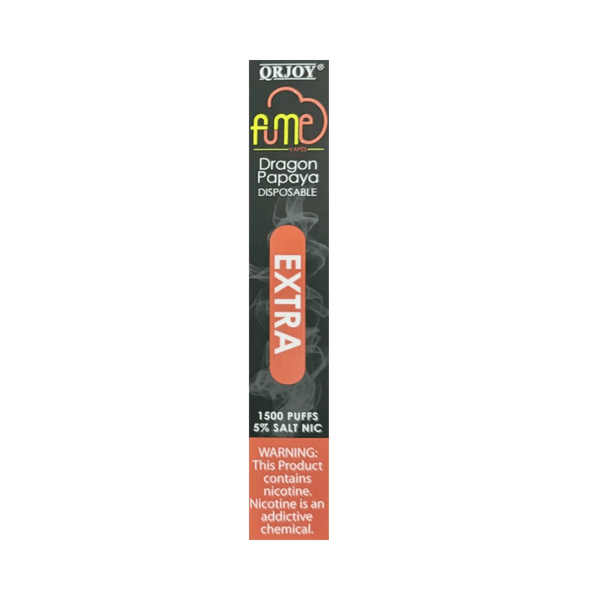DRAGON PAPAYA Fume Extra Vape  Disposable Vape 1500