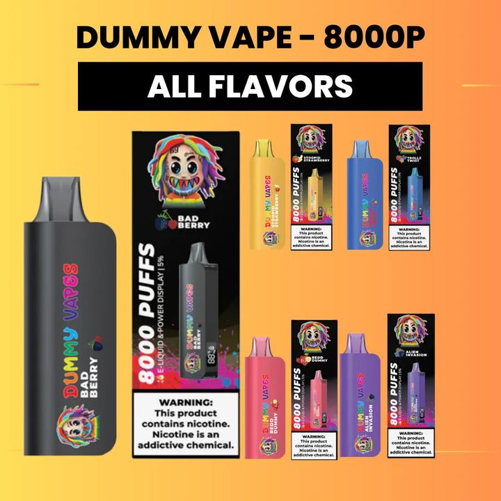 DUMMY Vape 6ix9ine 8000 Puffs Disposable