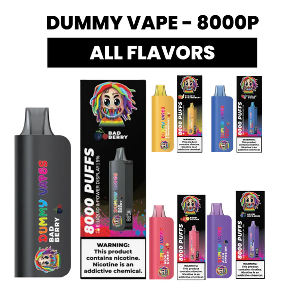 DUMMY Vape 6ix9ine 8000 Puffs Disposable Vape