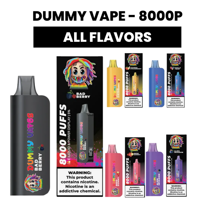 DUMMY Vape 6ix9ine 8000 Puffs Disposable Vape