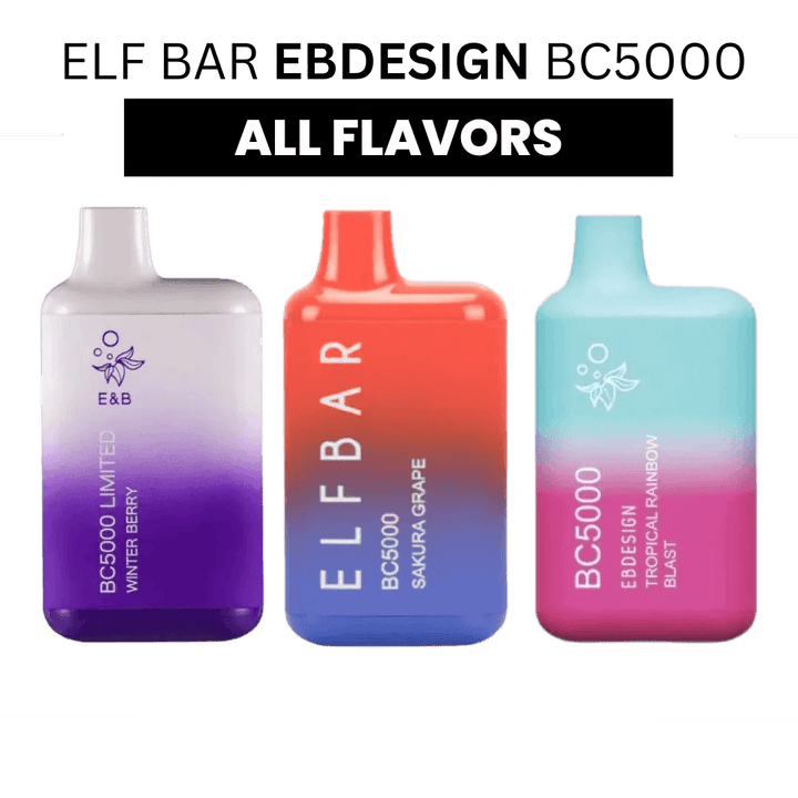 ELF BAR EBDESIGN BC5000 Puffs Disposable Vape 