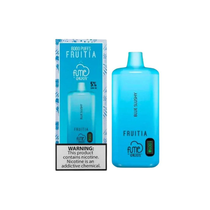 FRUITIA x Fume 8,000 Puffs Blue Slushy 