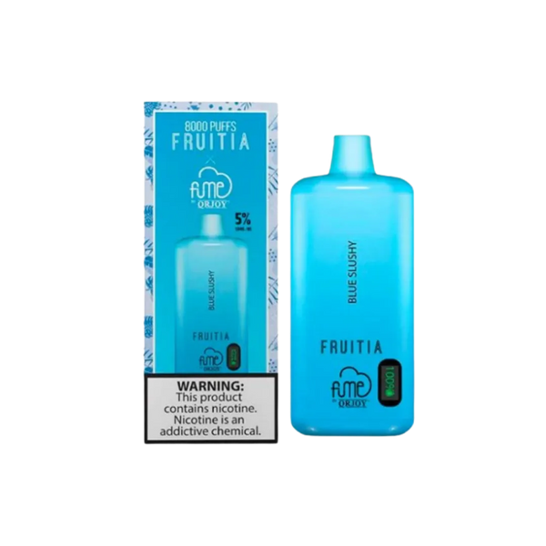 FRUITIA x Fume 8,000 Puffs Blue Slushy Disposable Vape