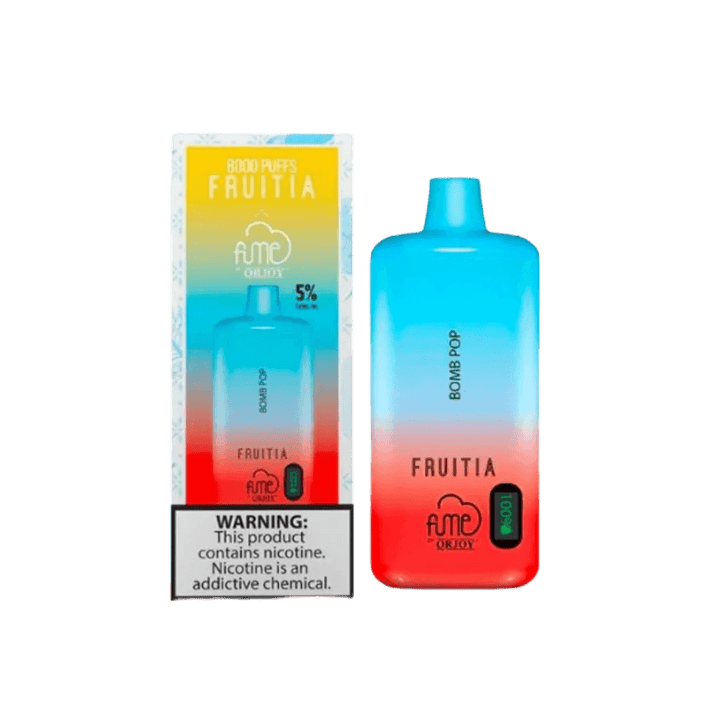 FRUITIA x Fume 8,000 Puffs Bomb Pop Disposable Vape