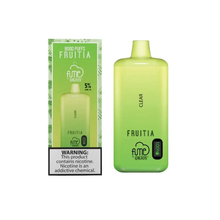 FRUITIA x Fume 8,000 Puffs Clear