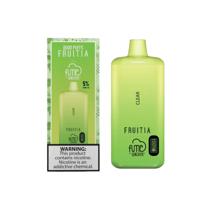 FRUITIA x Fume 8,000 Puffs Clear Disposable Vape