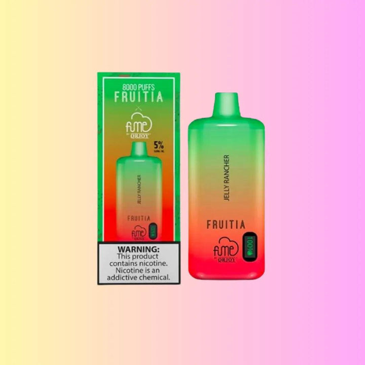 FRUITIA x Fume 8,000 Puffs Jelly Rancher Disposable 