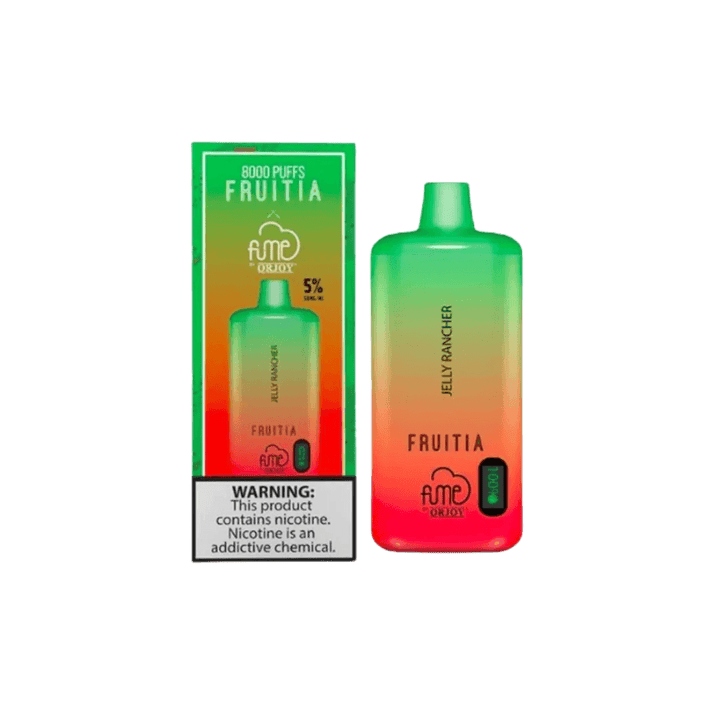 FRUITIA x Fume 8,000 Puffs Jelly Rancher Disposable Vape