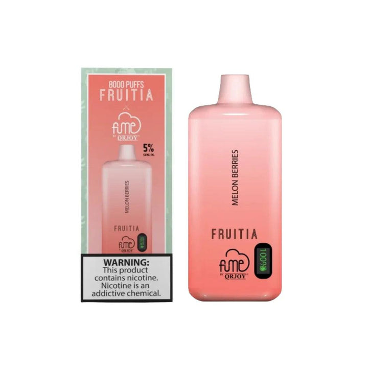 FRUITIA x Fume 8,000 Puffs Melon Berries 