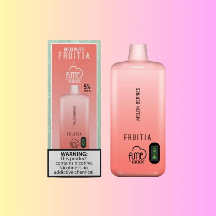 FRUITIA x Fume 8,000 Puffs Melon Berries Disposable 