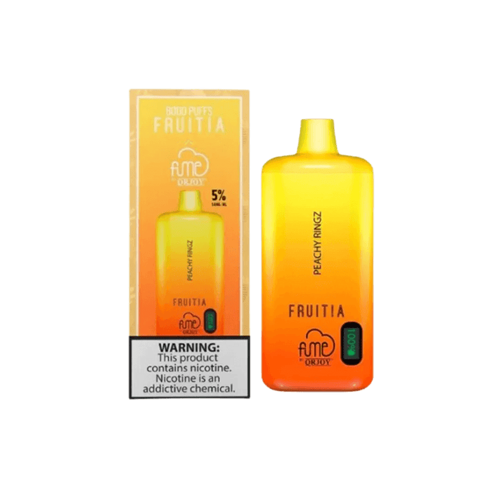 FRUITIA x Fume 8,000 Puffs Peachy Ringz Disposable Vape