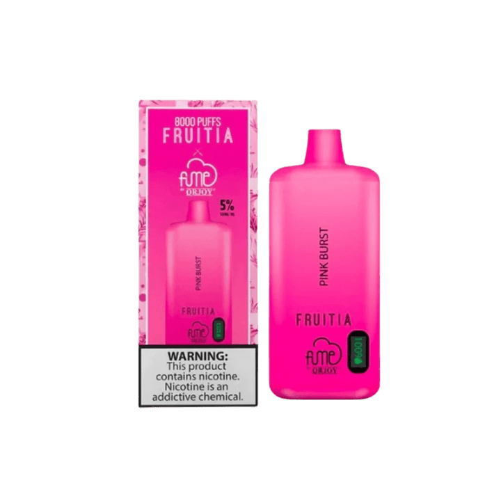 FRUITIA x Fume 8,000 Puffs Pink Burst Disposable Vape