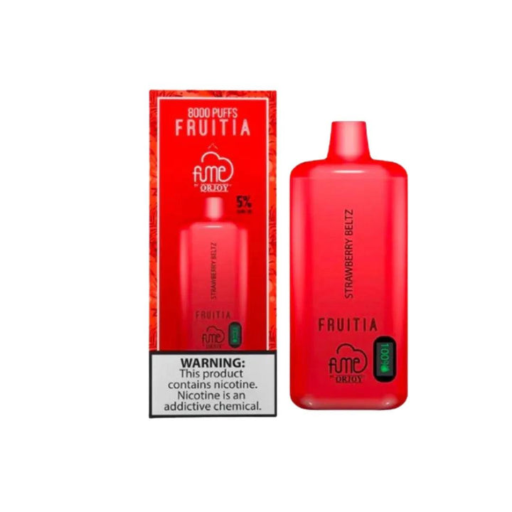 FRUITIA x Fume 8,000 Puffs Strawberry Beltz 