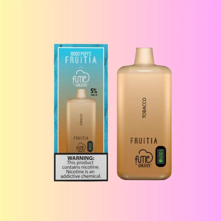 FRUITIA x Fume 8,000 Puffs Tobacco Disposable 