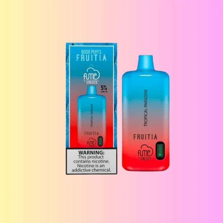 FRUITIA x Fume 8,000 Puffs Tropical Paradise Disposable 