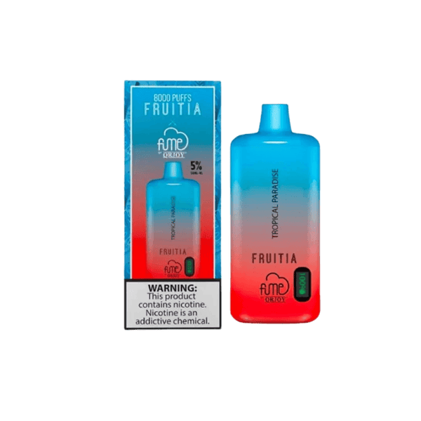 FRUITIA x Fume 8,000 Puffs Tropical Paradise Disposable Vape