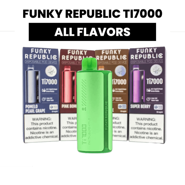 FUNKY REPUBLIC LAND TI7000 Puffs Disposable Vape