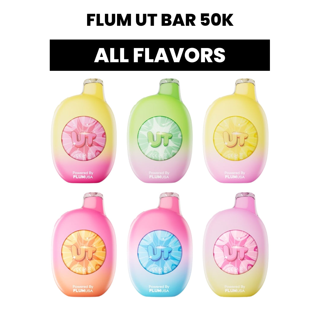Shop Flum UT Bar 50K Disposable Vape 5% online low price 