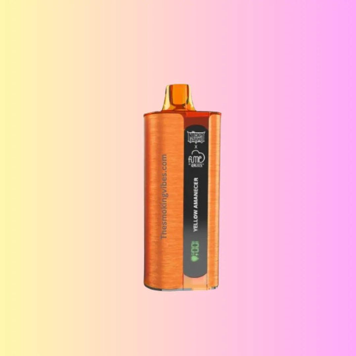 Fume X Nicky Jam 10,000 Puffs Yellow Amanecer Disposable 