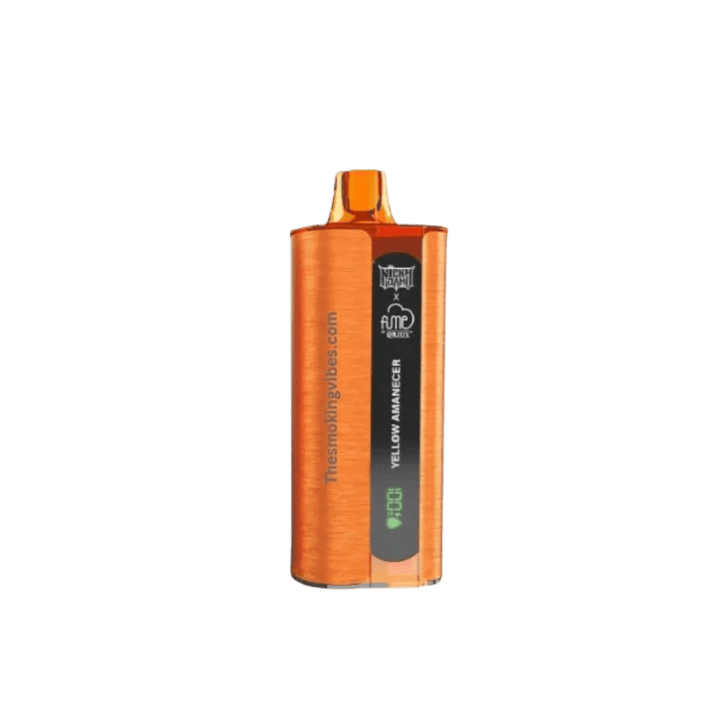 Fume X Nicky Jam 10,000 Puffs Yellow Amanecer Disposable Vape