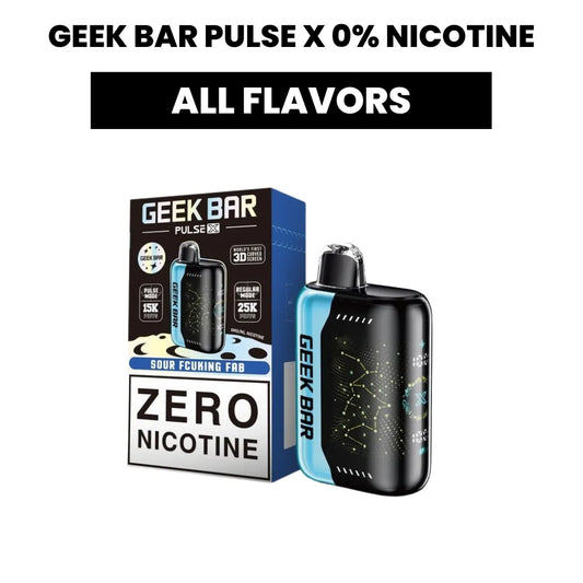 Geek Bar Pulse X Zero Nicotine Disposable Vape