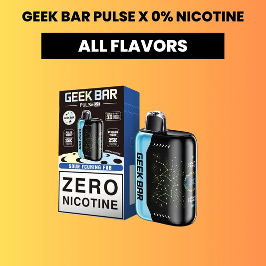 Geek Bar Pulse X 0 Nicotine Disposable 