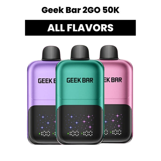 Geek Bar 2GO 50K Disposable Vape – Ice Prince Series | Dual Tank + 3-Level Ice Control