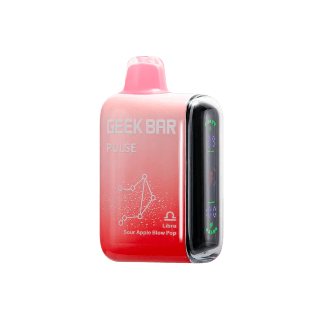 Geek Bar Pulse - Sour Apple Blow Pop disposable vape pen