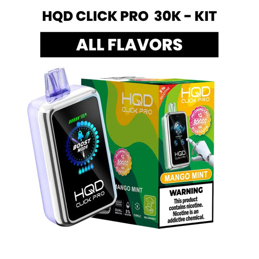 HQD Click Pro 30k Kit Disposable Vape