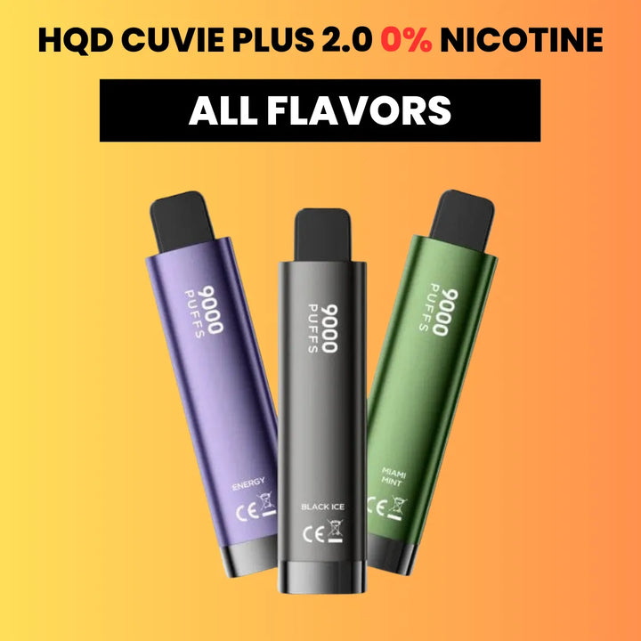 HQD CUVIE Plus 2.0 ZERO% Nic 