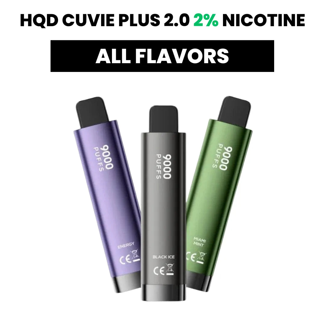 HQD CUVIE Plus 2.0 (2% Nicotine)