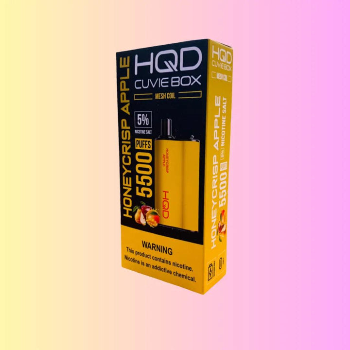 HQD Cuvie Box HoneyCrisp Apple 5,500 Puffs Disposable 