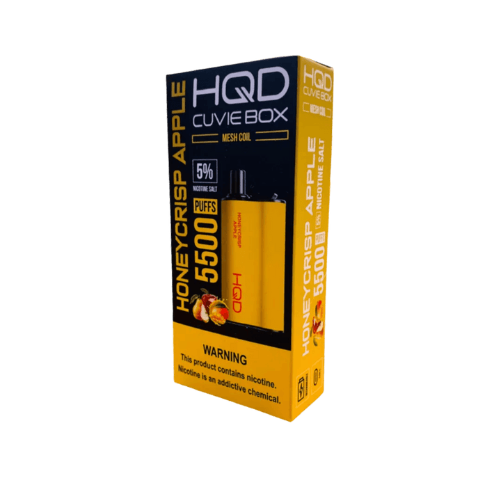 HQD Cuvie Box HoneyCrisp Apple 5,500 Puffs Disposable Vape 