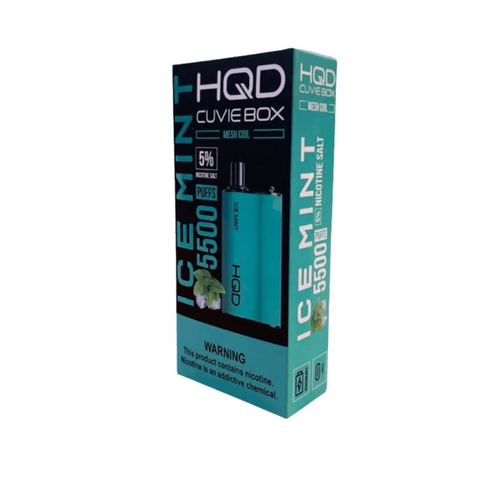 HQD Cuvie Box Ice Mint 5,500 Puffs Disposable Vape