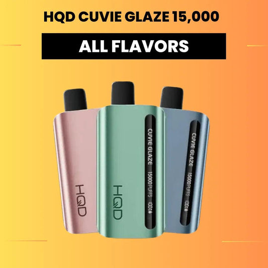 HQD Cuvie Glaze 15000 Puffs Disposable