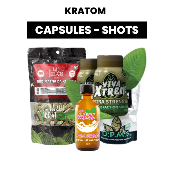Kratom - Powder, Capsules & Shots