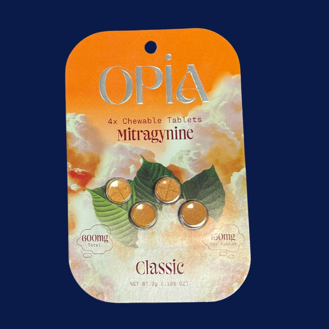 Opia Mitragynine 150mg Tablets, 4ct - CLASSIC