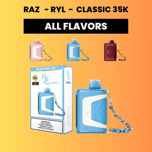 RYL Classic 35k - By Raz Disposable Vape 5% Nic