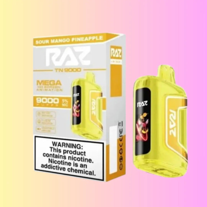 RAZ TN9000 - Sour Mango Pineapple disposable vape