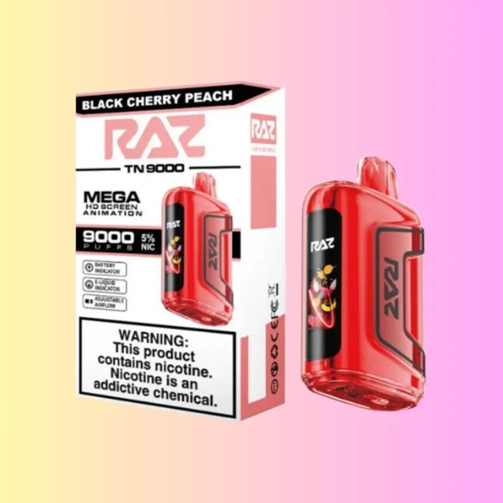 RAZ TN9000 - Black Cherry Peach disposable 