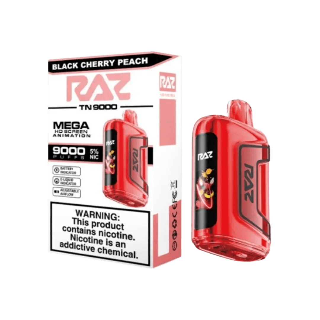 RAZ TN9000 - Black Cherry Peach disposable vape